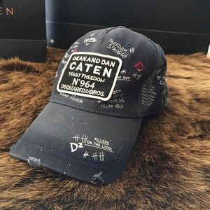 Authentic Dsquared Denim Hat Baseball 